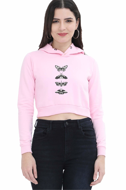 Trendy Crop Top Hoodies for Girls – Style Meets Comfort!.